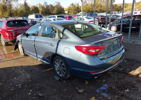 2017 Hyundai Sonata Sport из США, поврежденный, VIN 5NPE34AF2HH461657